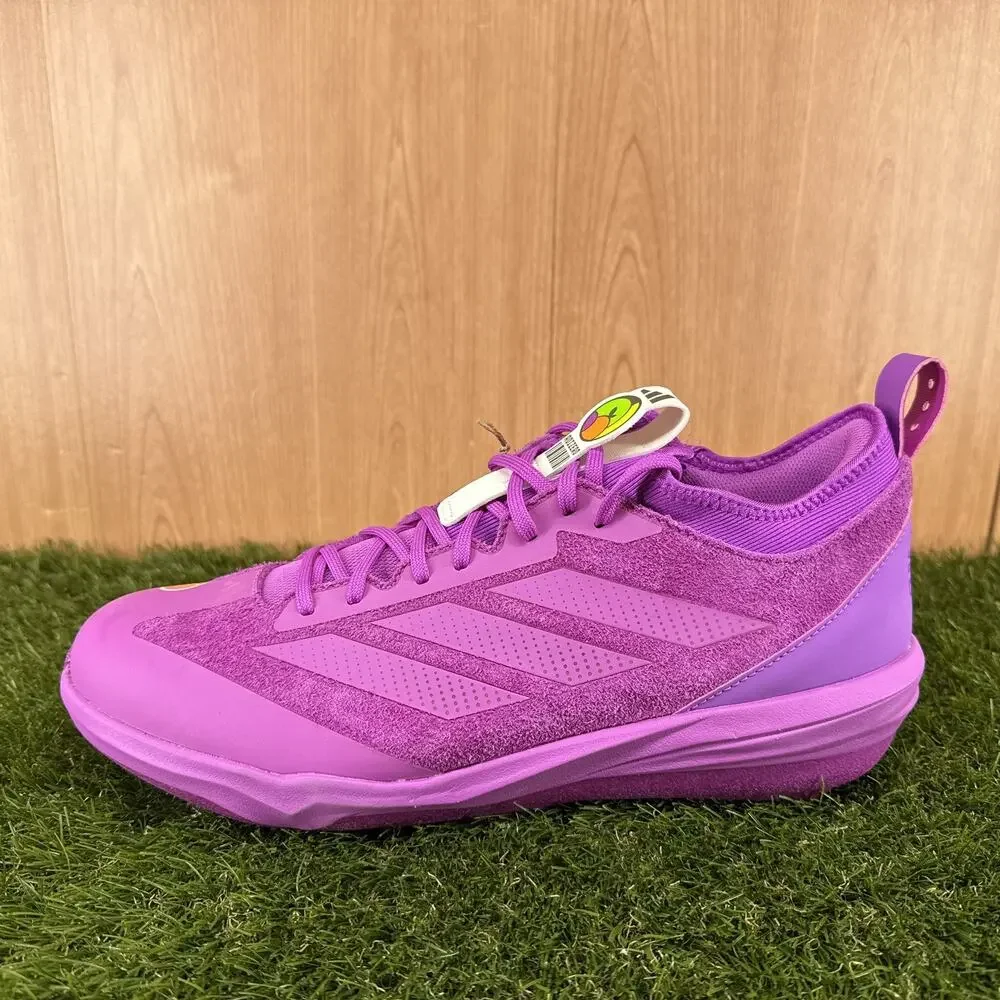 Adizero Impact Metal BSB Somos Purple Baseball Cleats JH9131 Men's Size 14